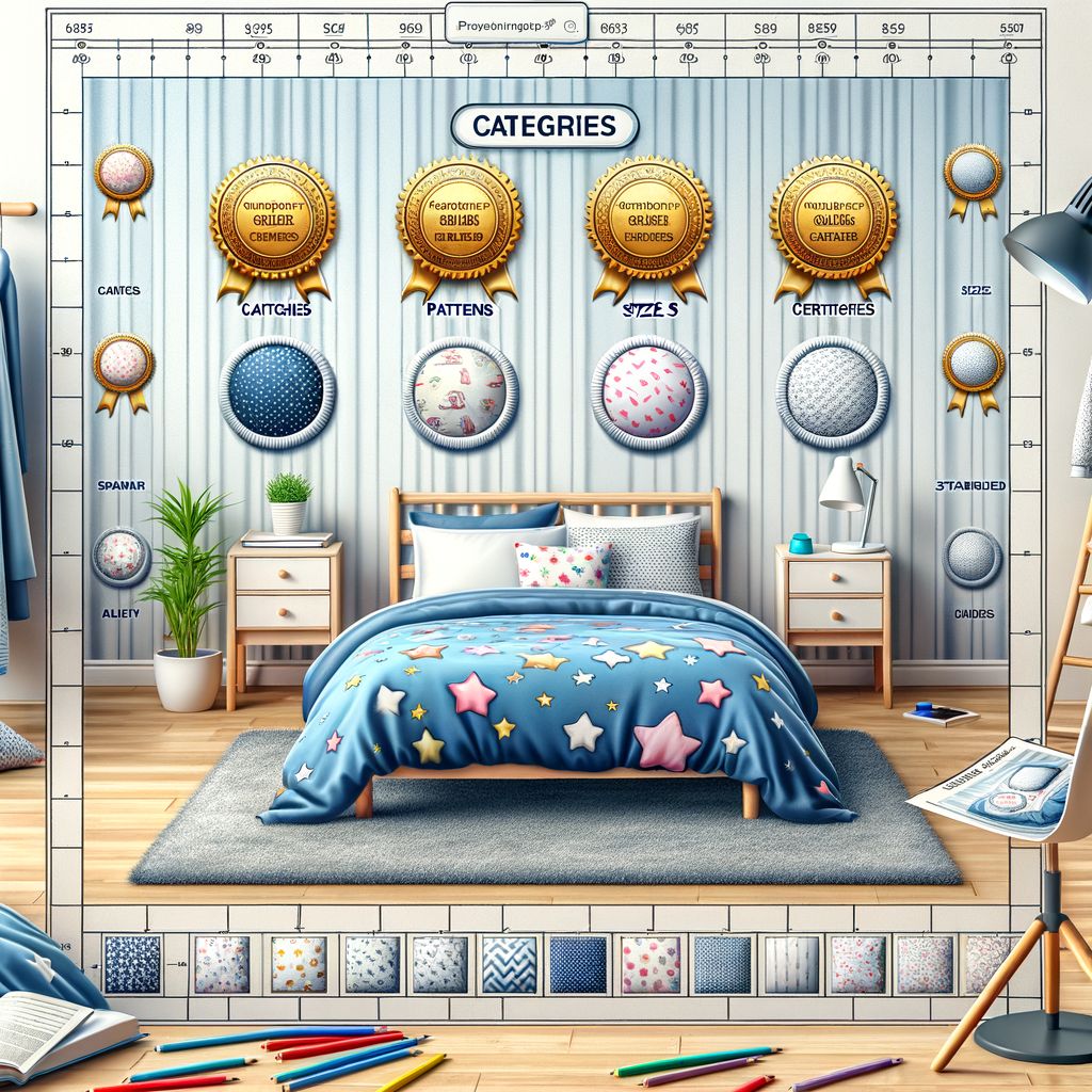 Kategorie, wzory, rozmiary i certyfikaty